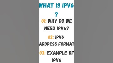 What is IPv6? | IPv6 Explained in 60 Seconds | Networking Basics #networking #ipv6
