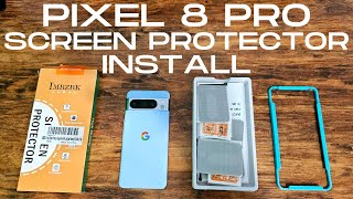 Pixel 8 Pro Screen Protector Install Glass Not Film - IMBZBK Best Option How To .2mm Thickness Thin