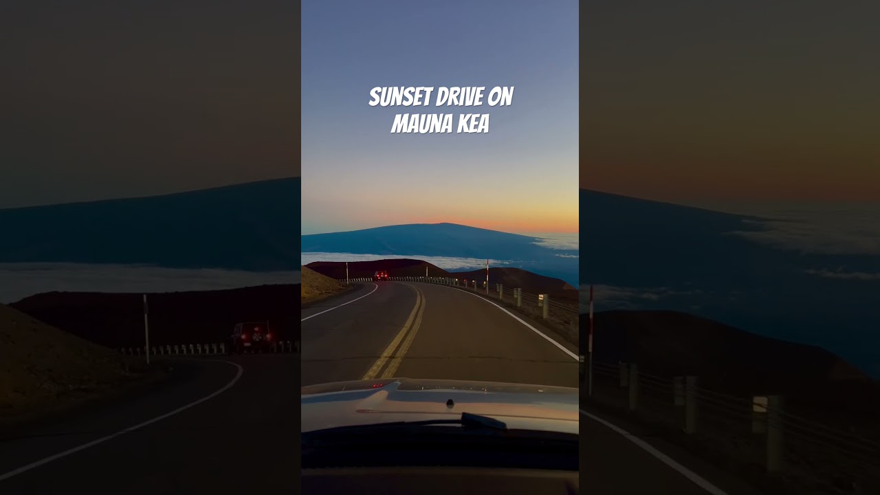 While on Big Island Hawaii, a must do thing to do is to drive up Mauna Kea to see the sunset!