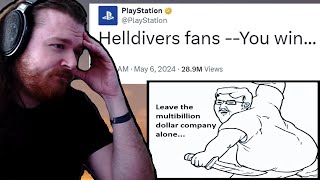 Sony Fanboys Raging Because Pc Gamers Won (Helldivers 2)