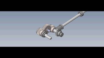 SolidWorks Gear Box Animation