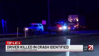 Allen County coroner identifies victim in US 24 crash as Andrews man