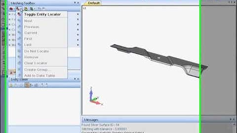 FEMAP - Preprocessing - CAD Geometry Cleanup - Szczegóły