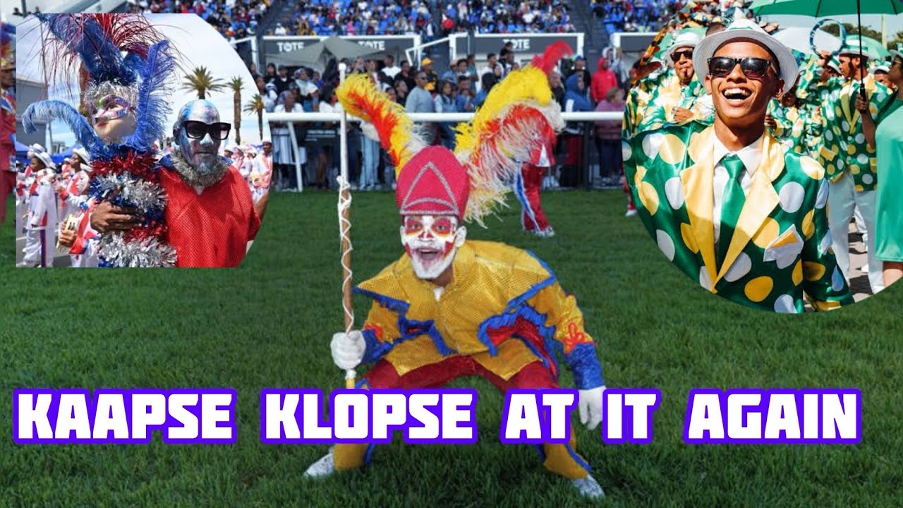 😳😳😳Группа D6 Hanover Minstrels марширует во время уличного парада в Кейптауне в 2024 году.