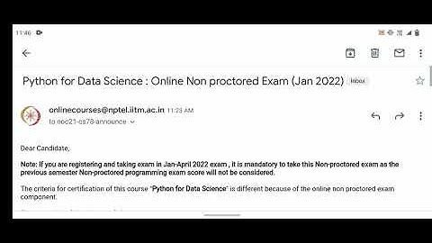 Python for Data Science : Online Non proctored Exam (Jan 2022)