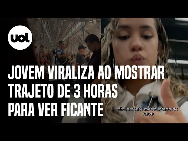 Jovem viraliza ao mostrar seu trajeto de 3 horas até a casa do ficante em  SP - Notícias - R7 São Paulo