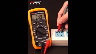 Peakmeter new product PM8233D+ digital auto range mini multimeter with capacitance measurement