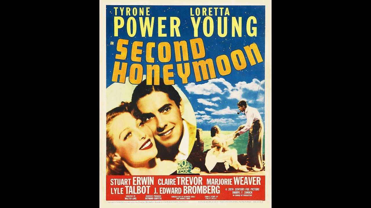 Комедия Второй медовый месяц (1937) Tyrone Power Loretta Young