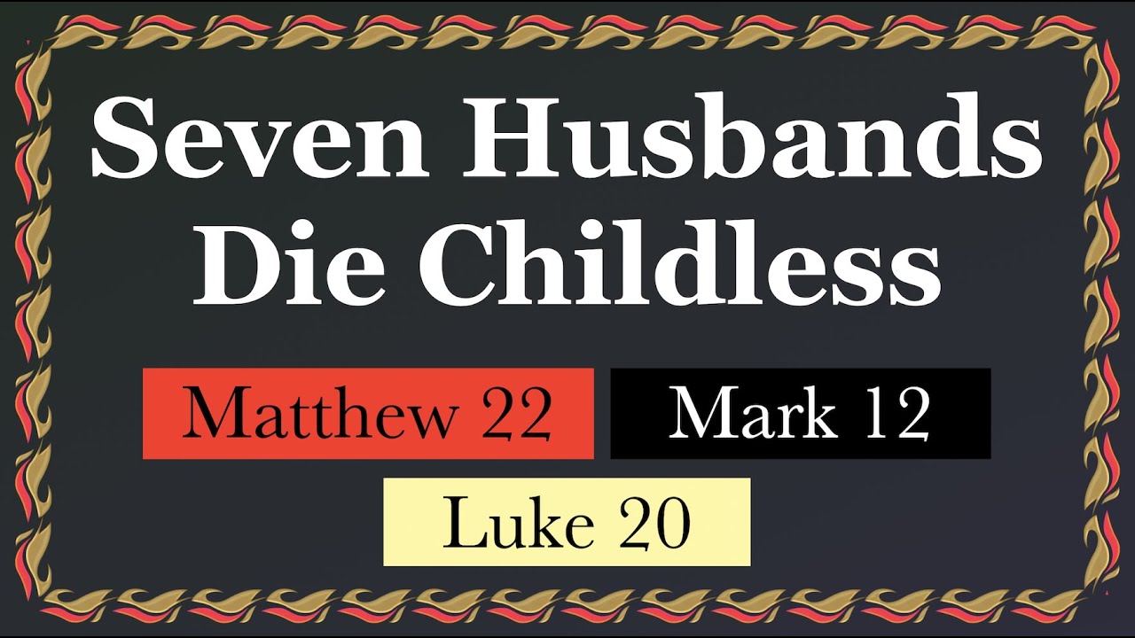 529. Sadducees Deny the Resurrection. Matthew 22:23-24, Mark 12:18-19 ...