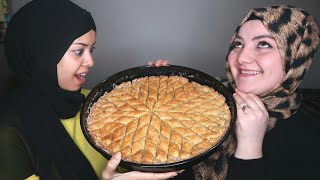 أخيرااا وصفة البقلاوة التركية من أيدي صديقتي التركية بشرى بأدق التفاصيل🇹🇷👌😋