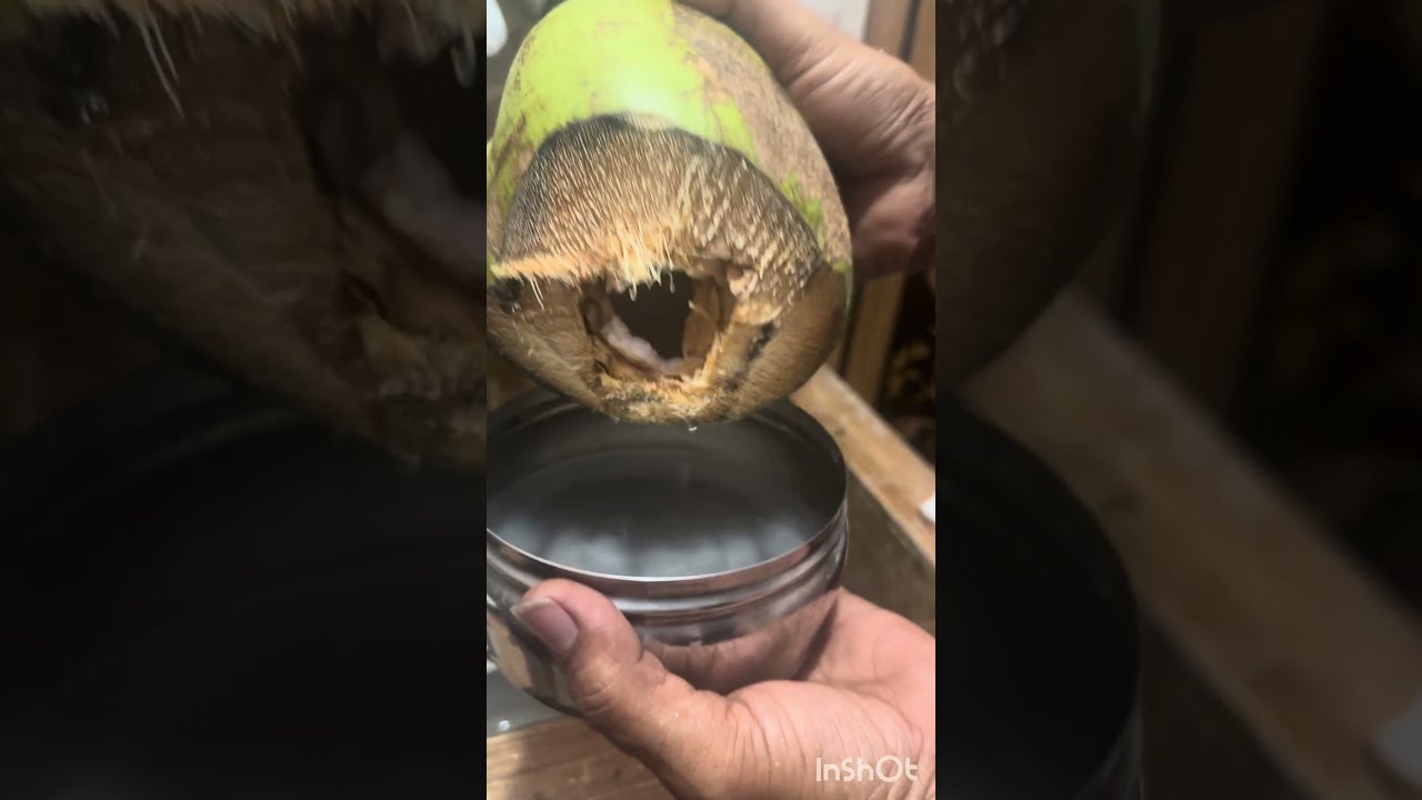  Easy Tender Coconut Carving With Water Semi Solution