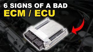 6 symptoms of a bad engine control module or unit (ecu) & diy fixes