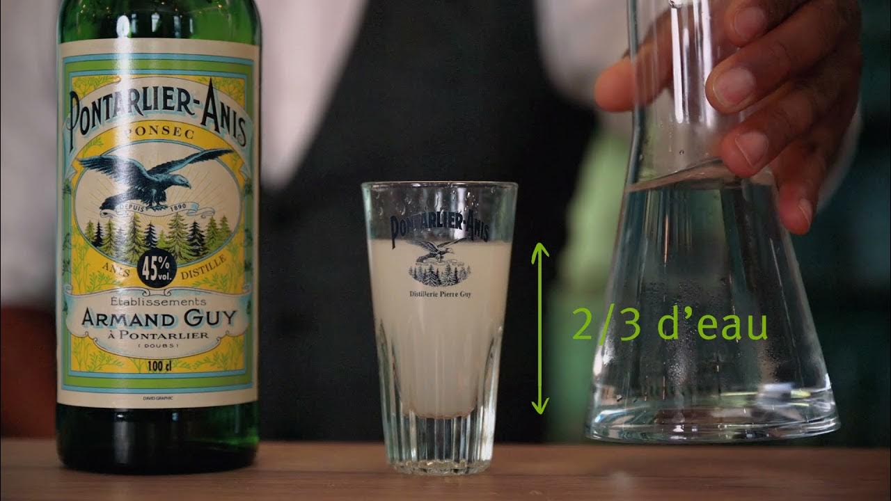 DISTILLERIE GUY PontarlierAnis Comment servir un Pont / Casser la molécule YouTube