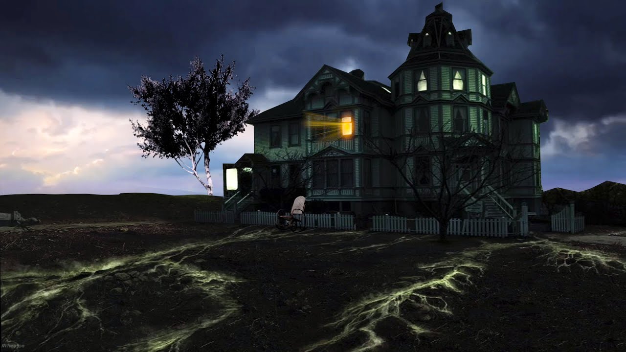 Abandoned House | The relaxing sound of wind and thunder | ASMR Ambience