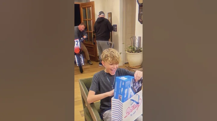 This Grateful Kid Receives a Dirt Bike As a Gift❤️