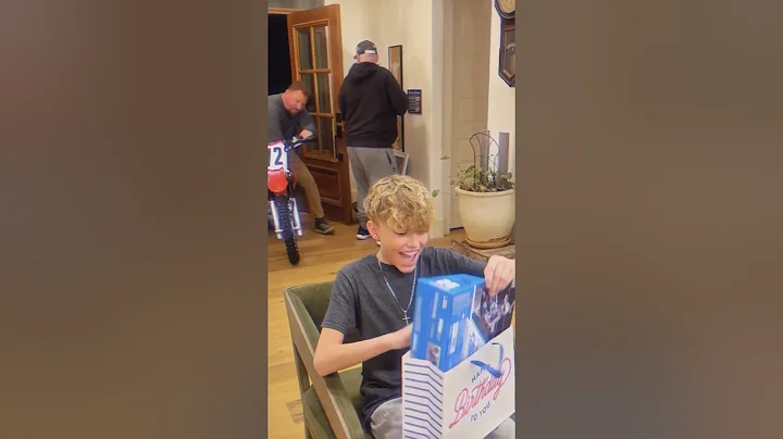 This Grateful Kid Receives a Dirt Bike As a Gift❤️