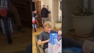 This Grateful Kid Receives A Dirt Bike As A Gift
