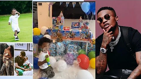 wizkid's second son, Zionayo aka Toughboy birthday/ wizkid surprise his son with expensive gifts