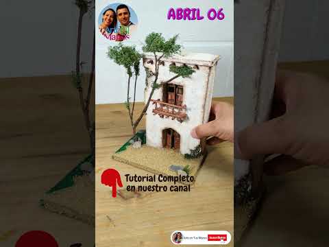 🔴invitación NUEVO VÍDEO Casas en Cartón Para PESEBRES # 4  @ArteentusmanosconLiliySam 2025