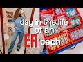 Day in the life of an ER tech | 12 hour shift