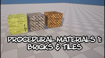 Procedural materials 1: Bricks and Tiles