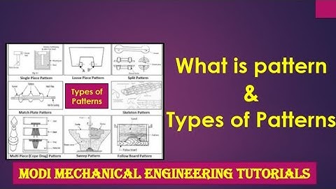 Types of pattern in casting |Types Of Pattern - Metal Casting - Production Process | casting process