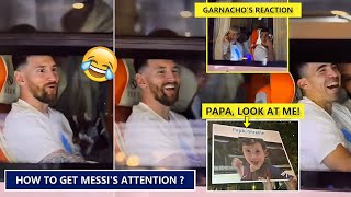 🤣Messi's Hilarious Reaction To His Son Mateo's Picture With Words 