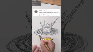 The easiest way to draw a water droplet.