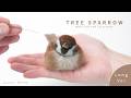 【長尺動画】羊毛フェルトと3Dプリンターで作るスズメ/ Make a Sparrow with wool felt【Long Ver】