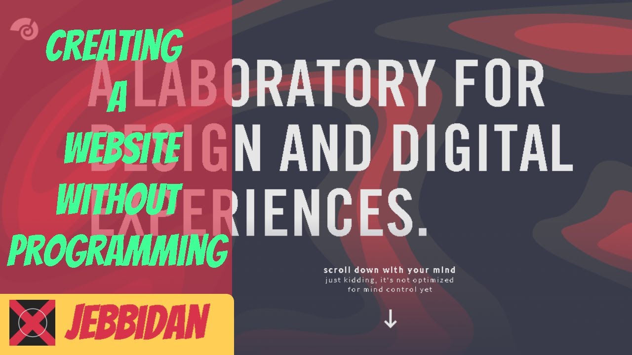 The easiest way to create a website without programming - YouTube