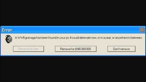 THE BEST Funny Windows Error Messages