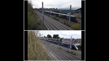 GWR Class 387 (ONE OF FEW LEFT) & Class 800 + HORN - Train Spotting Near Slough!!