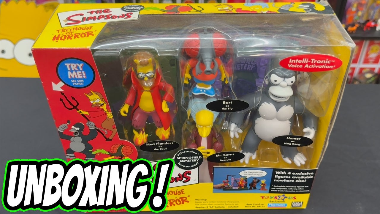 Unboxing EXCLUSIVE Simpsons toys from the year 2000! - YouTube