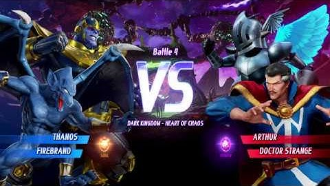 MARVEL VS. CAPCOM: INFINITE Thanos,Firebrand Gameplay In Arcade Mode