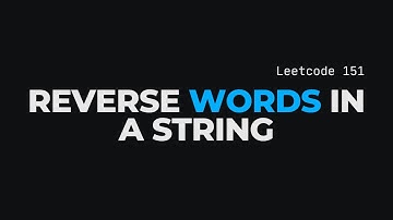 Reverse Words in a String – Leetcode 151 | Clean Python Explanation (O(n) | O(1))