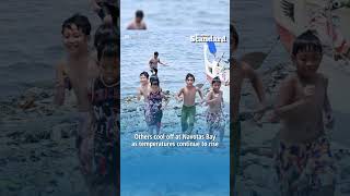 WATCH:HEAT SPIKE SENDS RESIDENTS TO THE WATER