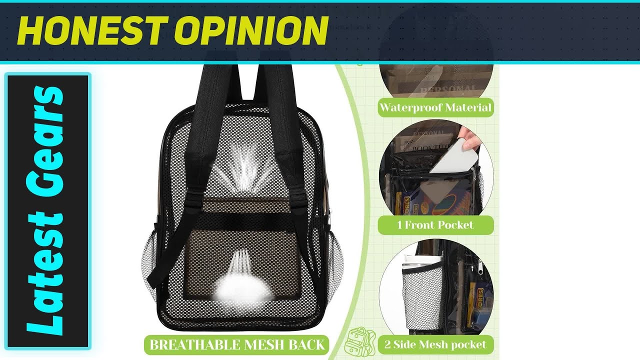 24 Clear Backpacks: The Ultimate Stadium & School Bag Solution!