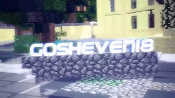 Intro Gosheven18 ~Cyber [Intro #56] :Minecraft Animation: