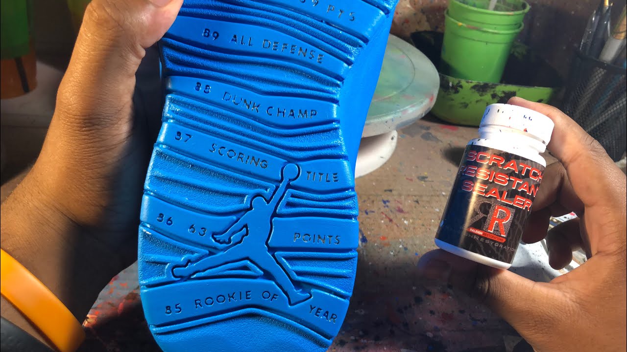 How To Protect Your Custom Soles!! - YouTube