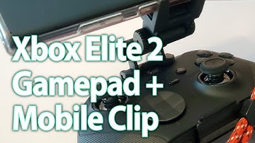 Xbox Elite Series 2 controller + MOGA PowerA mobile gaming clip - unbox and play test