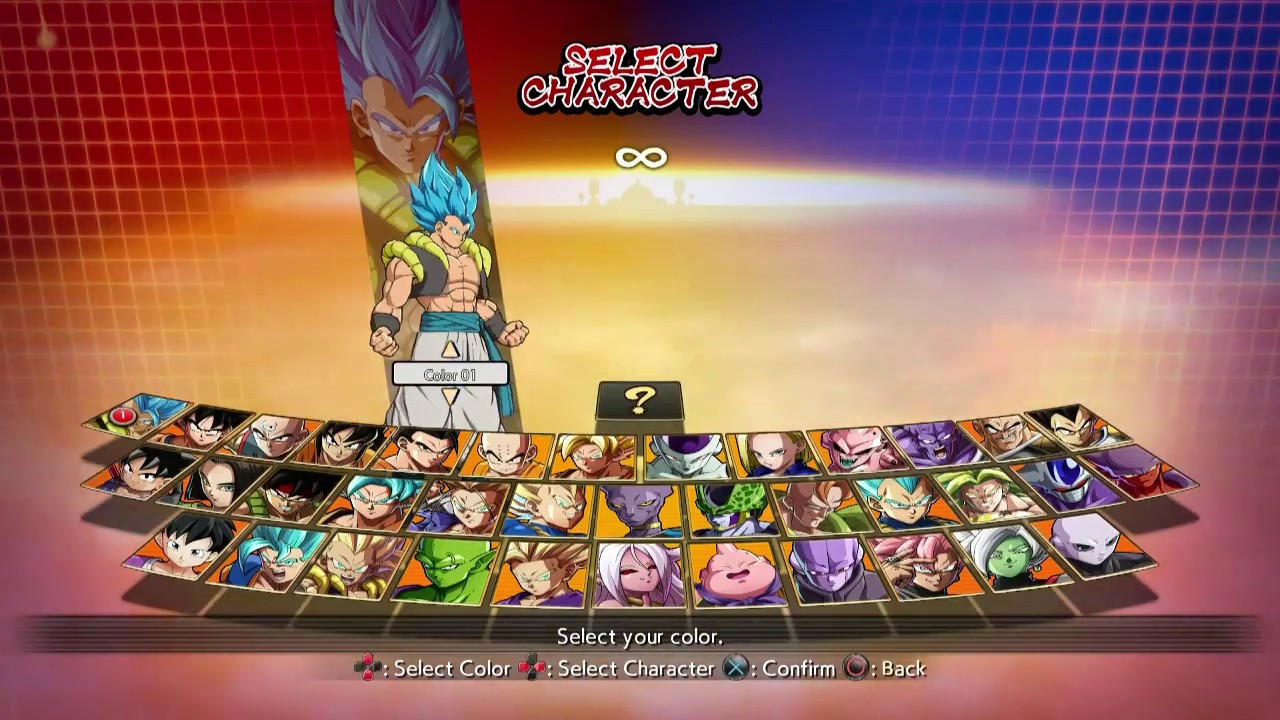 SSJ4 gogeta colors and avatars : r/dbfz