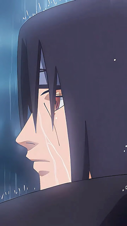 Itachi Menangis di Tengah Hujan