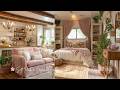 Tiny Home, Grand European Romance | 🌸 Soft Pink &amp; Cream Farmhouse That Feels Like a French Cottage