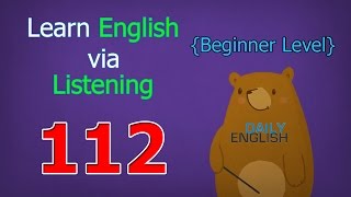 Learn English via Listening Beginner Level | Lesson 112 | Roommate Wanted