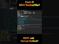 Why We Use Dockerfile?🔥Explained in Telugu | PART-11 #dockerintelugu #shorts #devops #youtubefeed