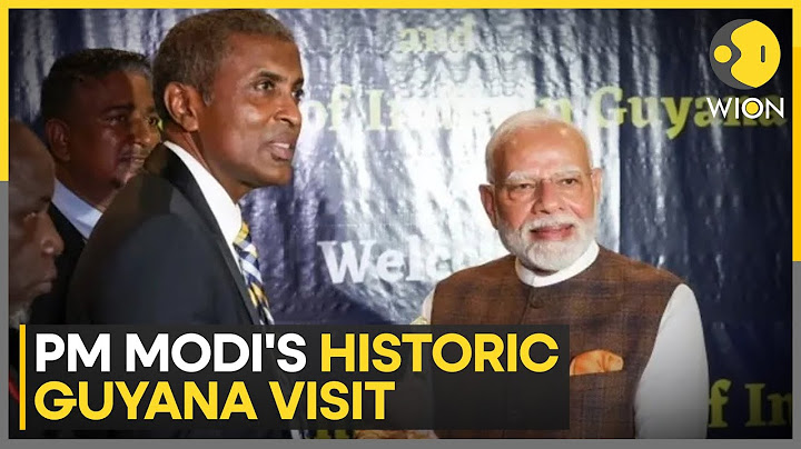 PM Modi's Historic Guyana Visit: Democracy And Humanity First Says PM Modi | WION