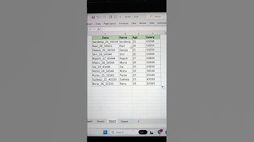 Filter Employees Records Based On Age In Excel 🔥 | Excel Important Functions 💯 #shorts #bytetech