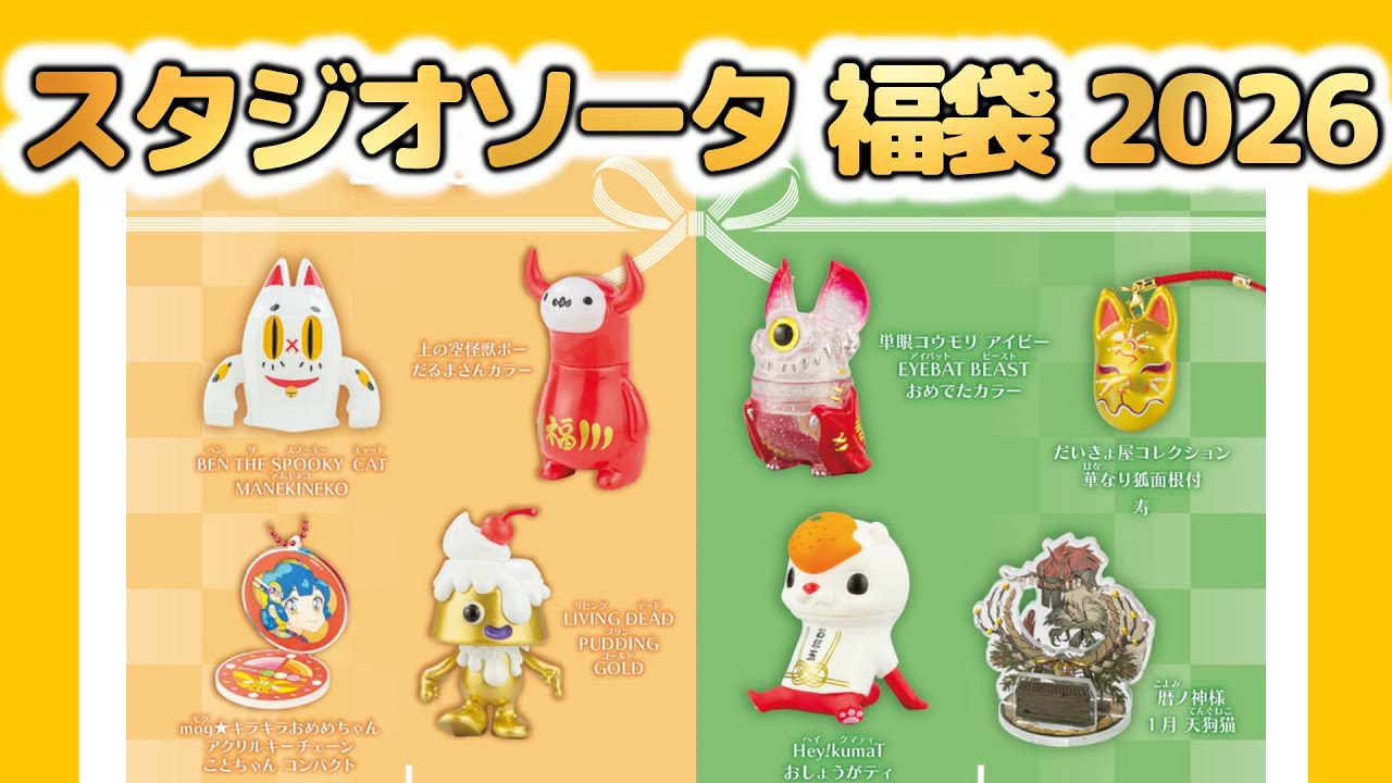 Studio Sorta Lucky Bag 2026! I bought both A and B ♪ It contained