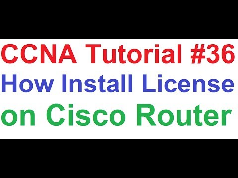 CCNA 36_How to Transfer and Install License on Cisco Router via Console Port by xModem CCNA 200-125