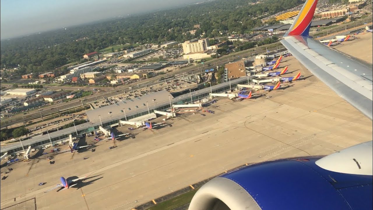 Southwest Airlines Flight from St Louis to Kansas City - YouTube